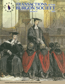 Transactions of the Burgon Society Volume 17 (2017) Transactions of the Burgon Society Volume 17 (2017)